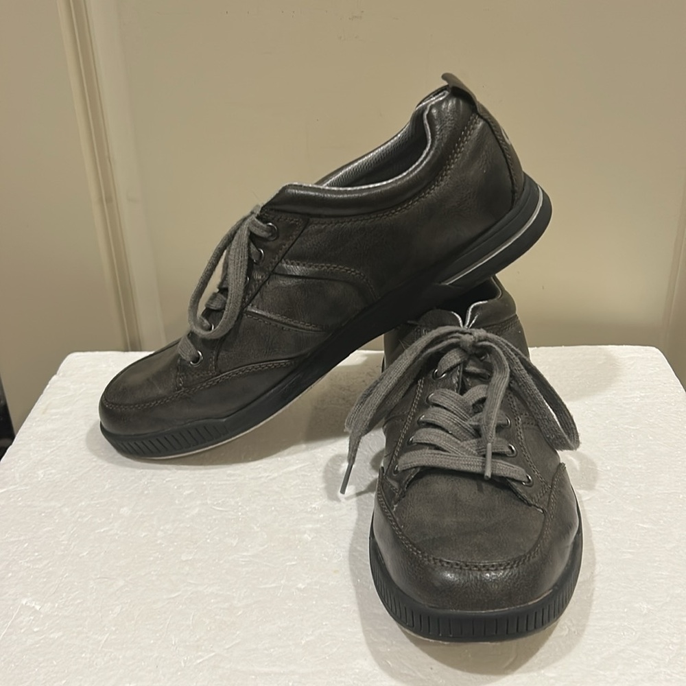 Dexter Dave men’s lace up bowling w/ slide-rite soles shoes size 11 dark grey - Picture 6 of 9